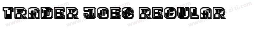 Trader Joes Regular字体转换
